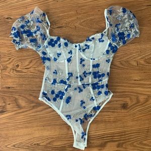 Floral bodysuit